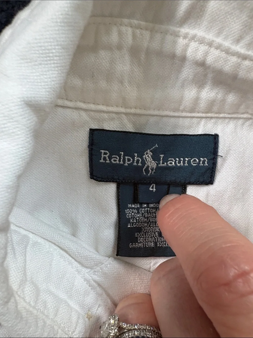 Ralph Lauren White Oxford Shirt